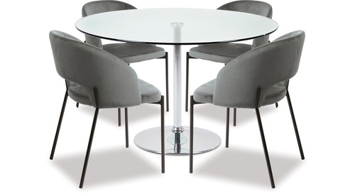 Becky Dining Table & Alice Chairs x 4   
